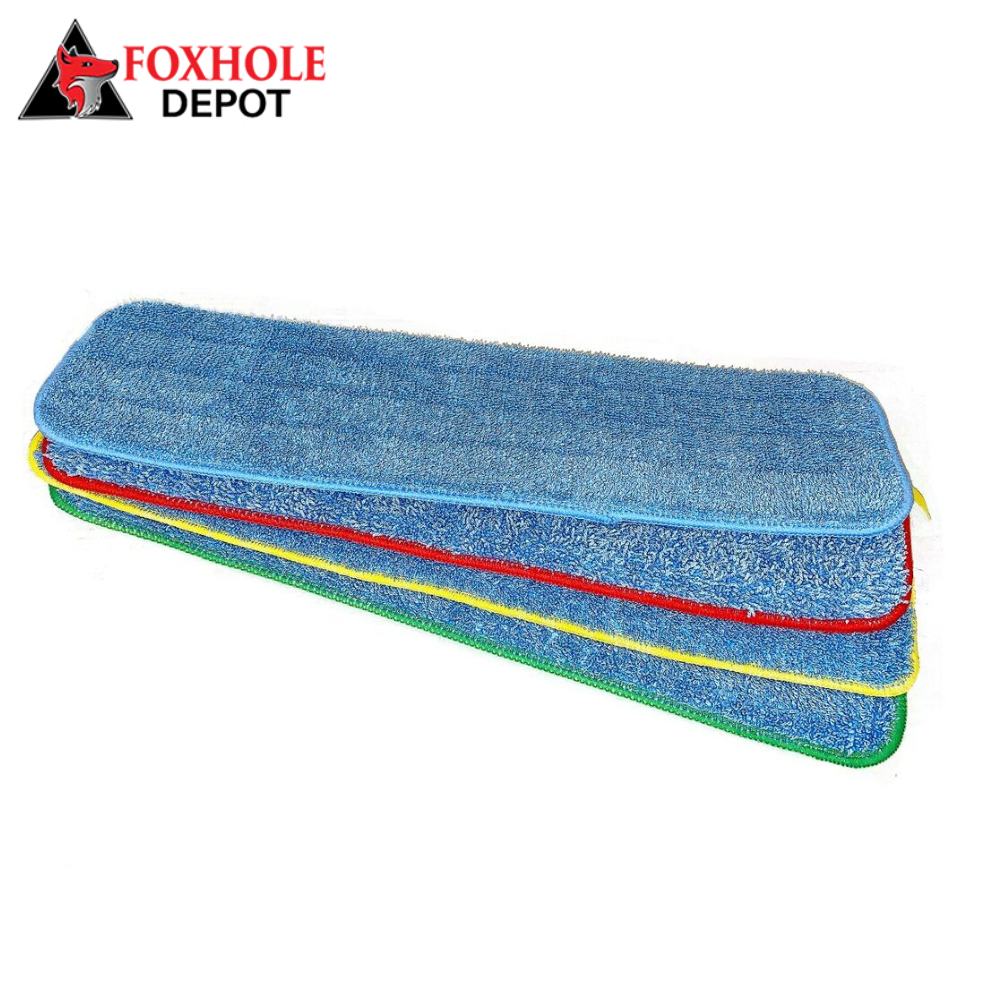 16" Looped End Hook &amp; Loop Flat Mop Pad