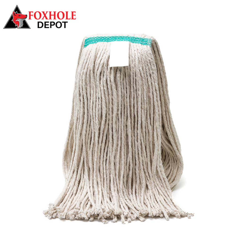 24 oz.  Cotton Cut End Mop Head with 1" Band