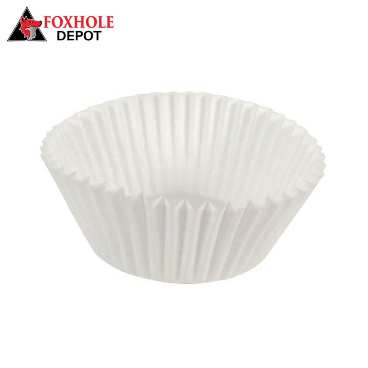 2" x 1 1/4" Disposable Fluted Baking Cups - 40000/Case