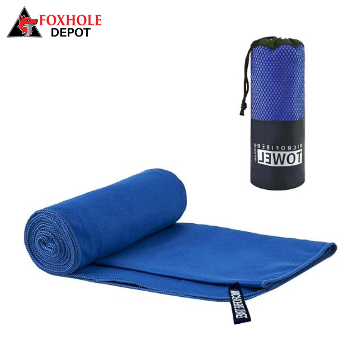 60" x 30" Quick Drying Travel Towel Double-sided Microfiber Towels Super Absorbent Towels for Yoga Sport Gym Camping Beach Hiking Swimming - Royal blue