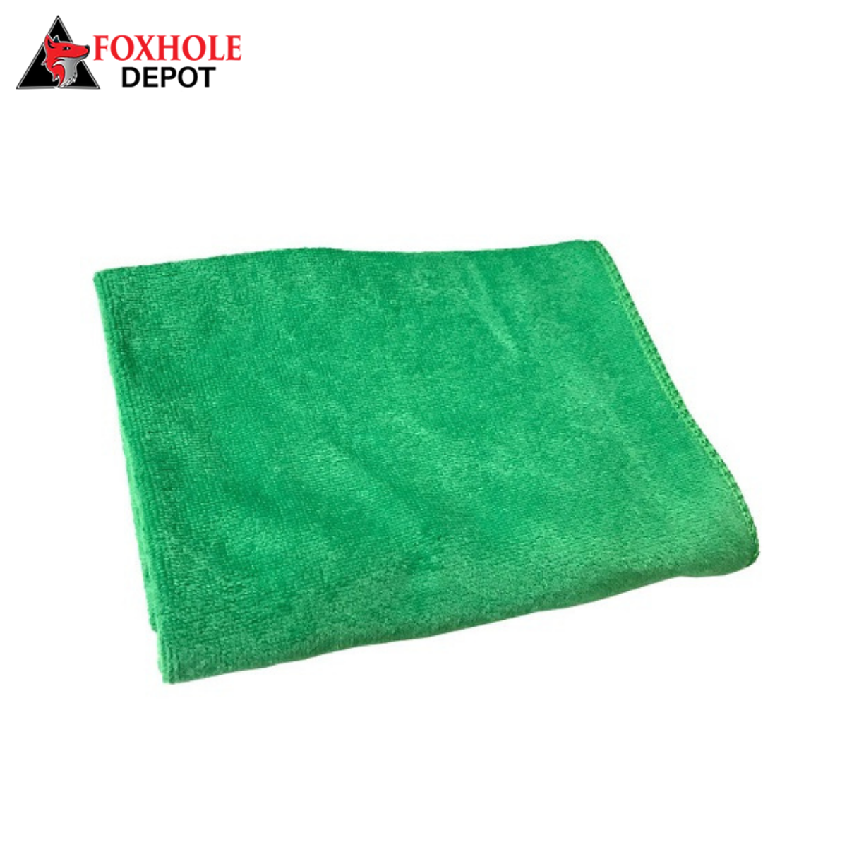 Microfiber Multi-Purpose Cleaning Towels 300g, 6/Pack - Green, 12x16 inches