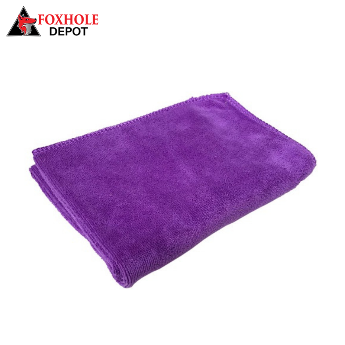 Microfiber Multi-Purpose Cleaning Towels 300g, 6/Pack - Purple, 12x24 inches