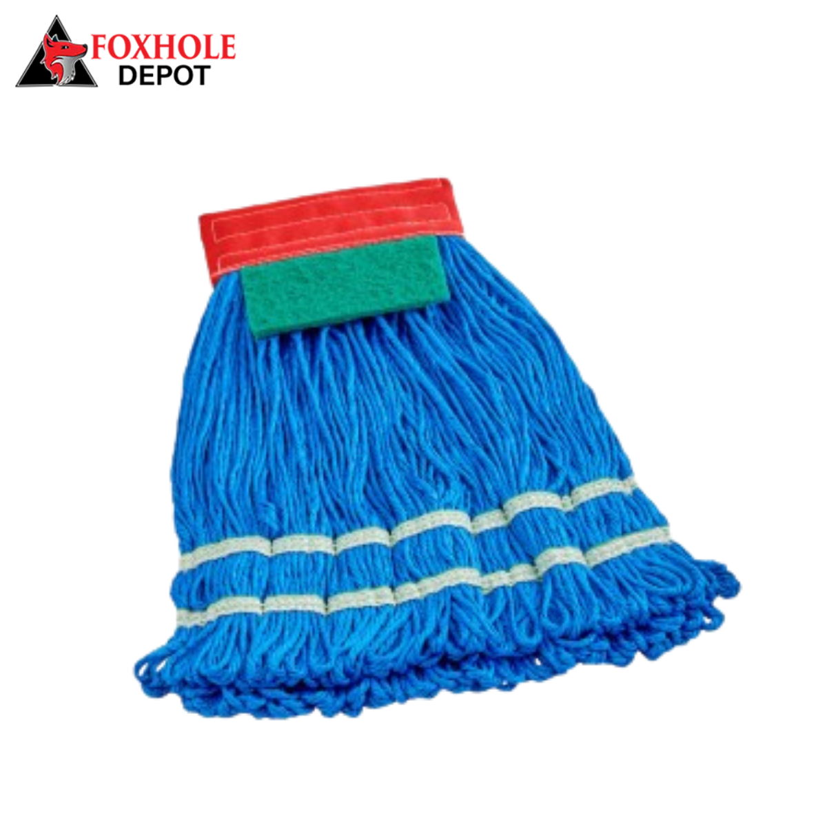 15 oz. Microfiber String Mop with 5" Red Band