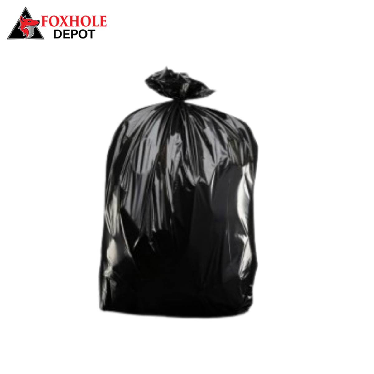 40-45 Gallon Trash Bags, 3.0 Mil, 40"W x 48"H, Black, 50/ Case