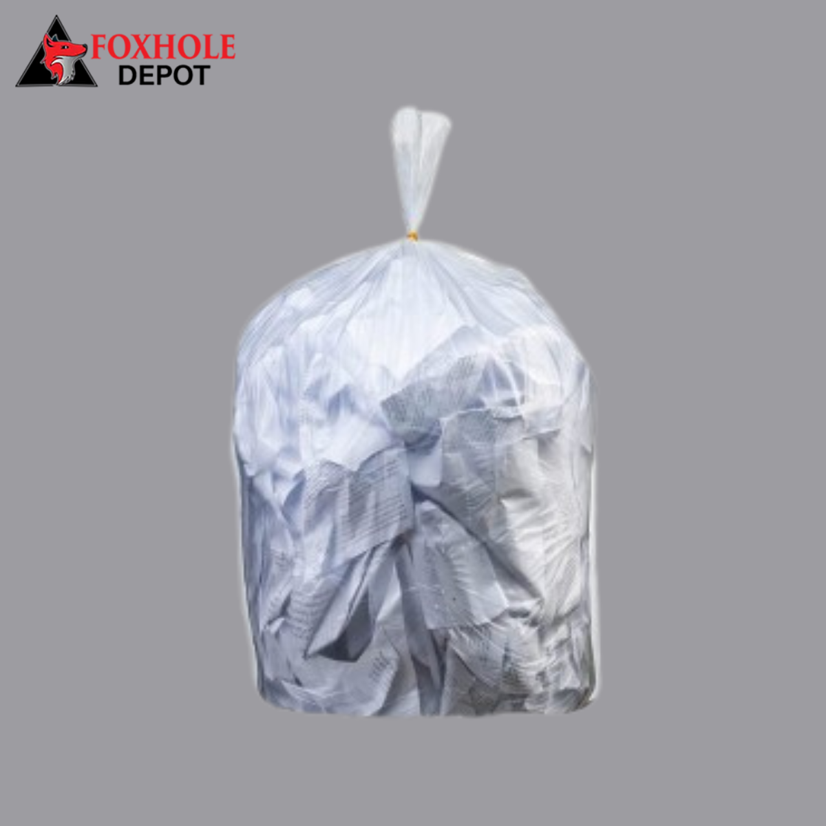 56 Gallon Glutton High Density Bags 17 Microns, 36"W x 60"H, Clear, 150 / Case