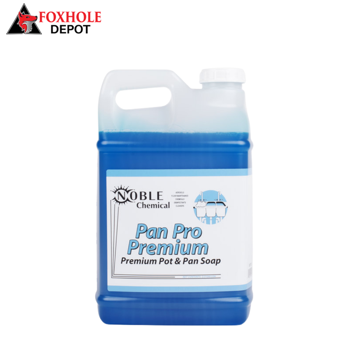 Noble Chemical PRM Pan Pro Premium 2.5 Gallon / 320 oz. Pot &amp; Pan Soap - 2/Case