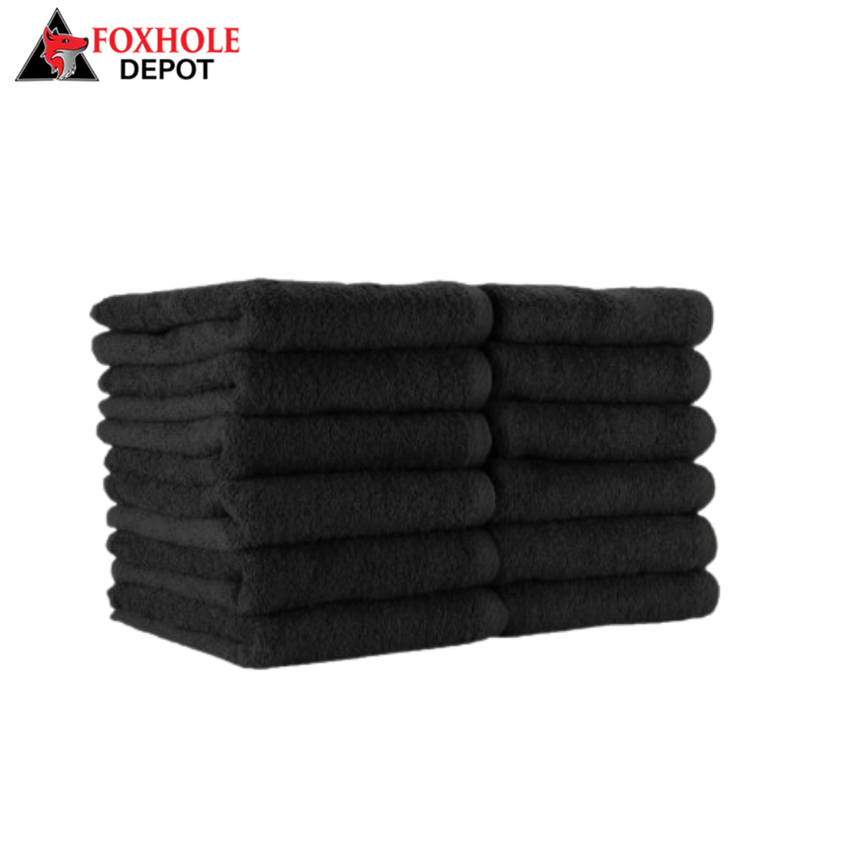 Ring Spun Cotton Black Bleach-Safe Hand Towel 2.5 lb. - 180/Case Leave a review Item numberItem