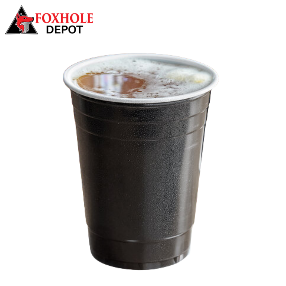 Choice 16 oz. Black Plastic Cup - 1000/Case