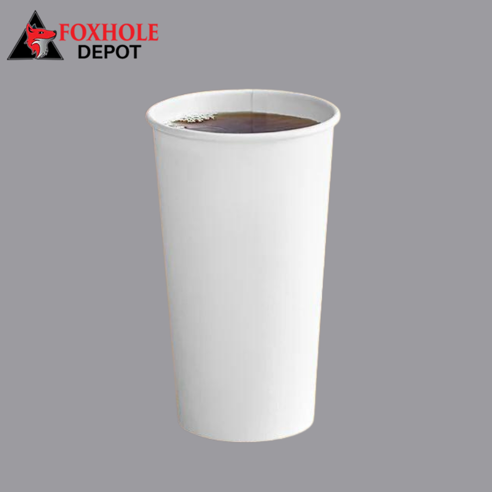 Solo 420W-2050 White Poly Paper Hot Cup - 20 oz. - 600/Case