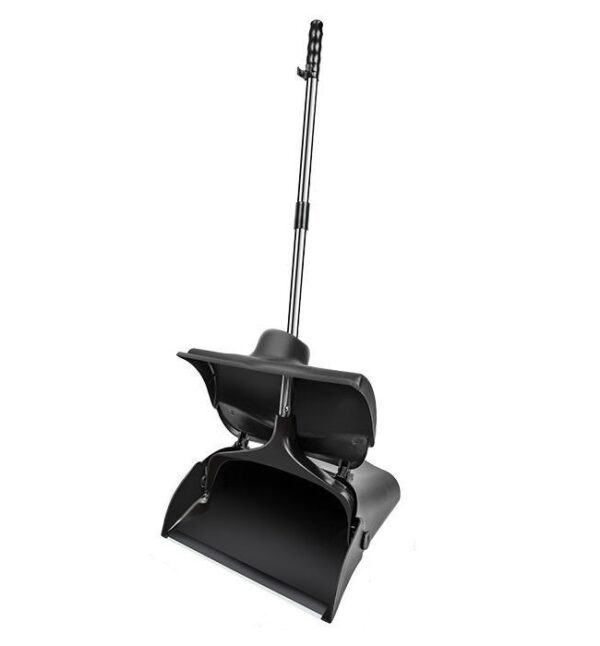 12" Closed Lid Lobby Dust Pan - 20/Case