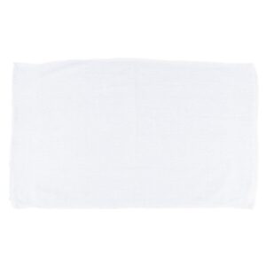 White Heavy Weight 100% Cotton Bar Towel (40 oz.) 15" x 25" - 12/Pack