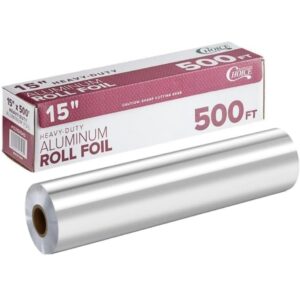 15" x 500' Food Service Heavy Duty Aluminum Foil Roll - 1 Roll