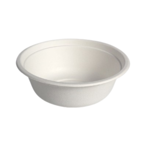 Round Compostable Sugarcane Bagasse Bowls 16 oz. - 1000/Case