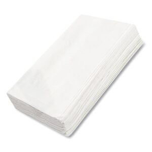 2-Ply 15" x 16 1/4" Dinner Napkins White 150 Sheets/Pack, 20 Packs/Case