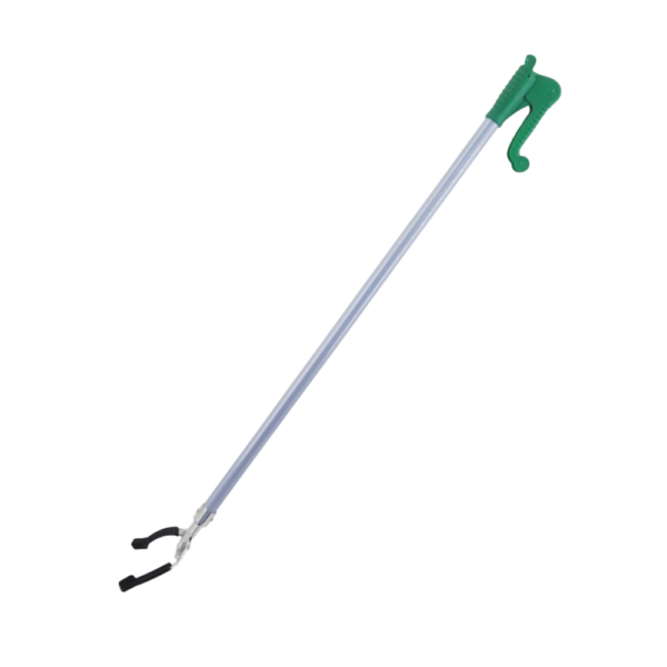 38"  Heavy Duty Aluminum Trash Picker Upper/Grabber Tool - 24/Case