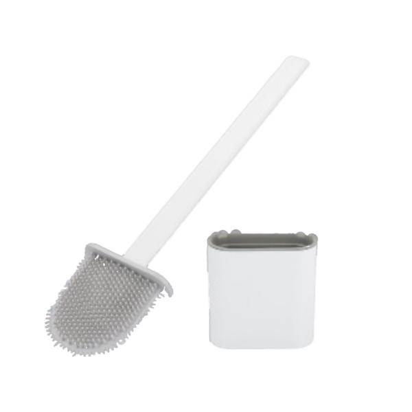 Toilet Brush and Holder Set with Wall Mount