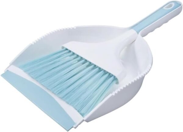 8" Mini Dust Pan and Broom for Detail Cleaning