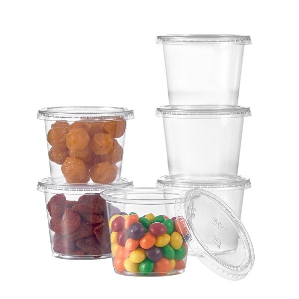 Clear PP Souffle Cup Portion Cups (9 Sizes) - 2500/Case