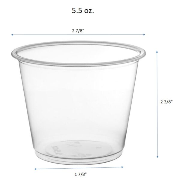 Clear PP Souffle Cup Portion Cups (9 Sizes) - 2500/Case - Image 12