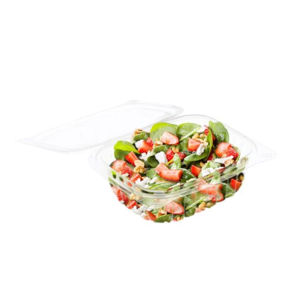 Clear Hinged Deli To Go Containers (6 Sizes) - 200/Case - Image 3