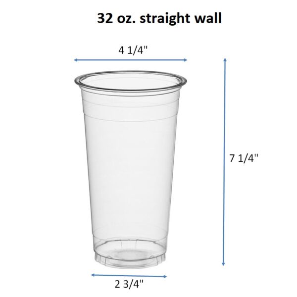 5oz. 7oz. 9oz. 10oz. 12oz. 16oz. 20oz. 24oz. 32oz. 42oz. Clear PET Plastic Cold Cups - Image 10