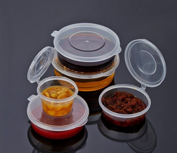 Clear Plastic Souffle Portion Cups Sauce Containers