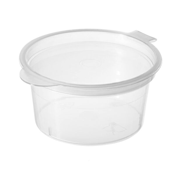 Clear Plastic Souffle Portion Cups Sauce Containers - Image 3