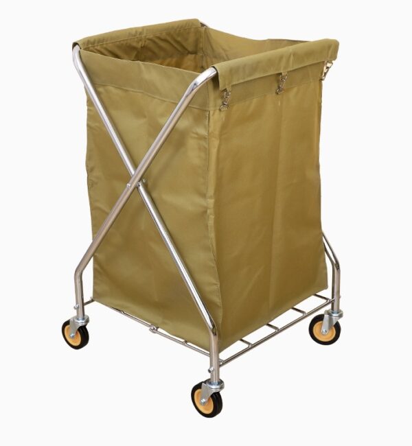 Commercial Collapsible X Laundry Cart