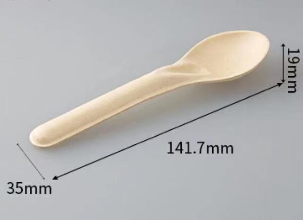 Compostable Bagasse Knife Fork Spoon - 1000/Case - Image 4