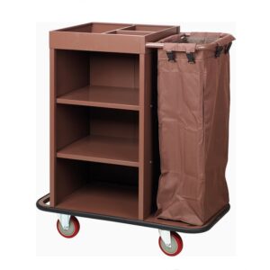 House Keeping Cart Hotel Trolley Service Truck with Anti-Collision Wheel
