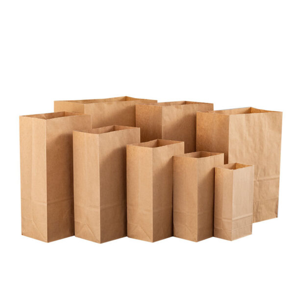 Kraft Paper Grocery Bags Shopping Bags - 500/Pack