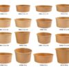 Paper Food Bowls/Cups with Vented Paper Lid - 300 Sets - Image 3