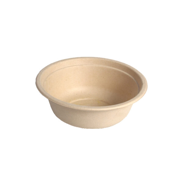 Round Compostable Sugarcane Bagasse Bowls - Image 3