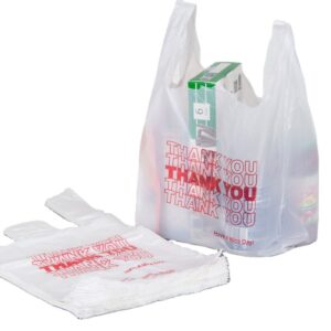 "Thank You" Standard-Duty Plastic T-Shirt Bag - 1000/Case