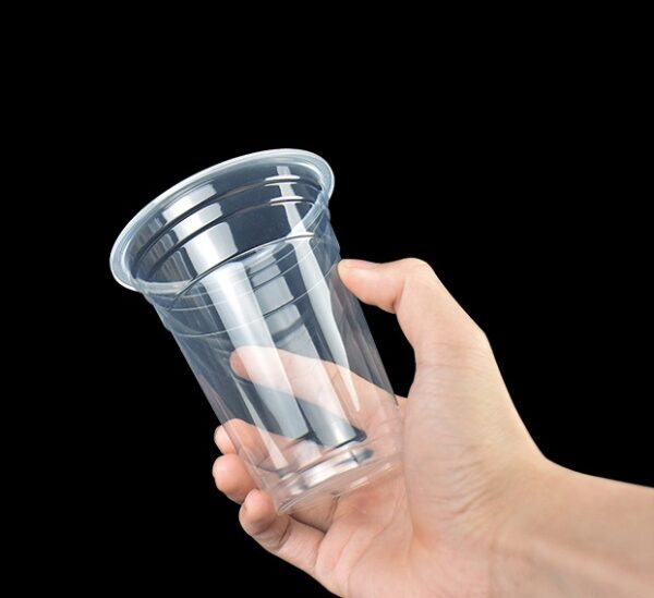 12, 16, 20 oz. Translucent Disposable PP Plastic Cold/Hot Cups - 1000/Case - Image 3