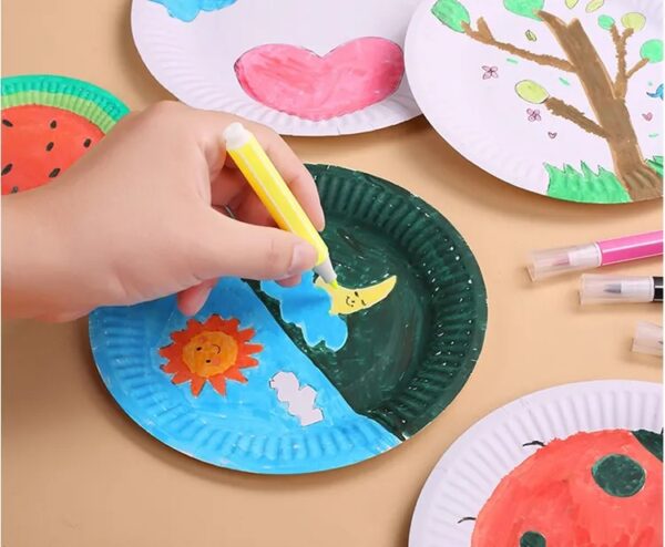 5" White Uncoated Paper Plate - 5000/Case - Image 3