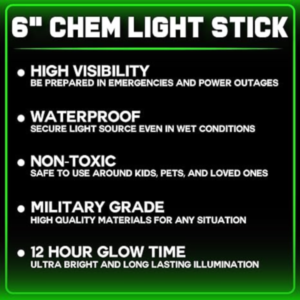 Emergency Glow Sticks - 25 Pack - Image 2