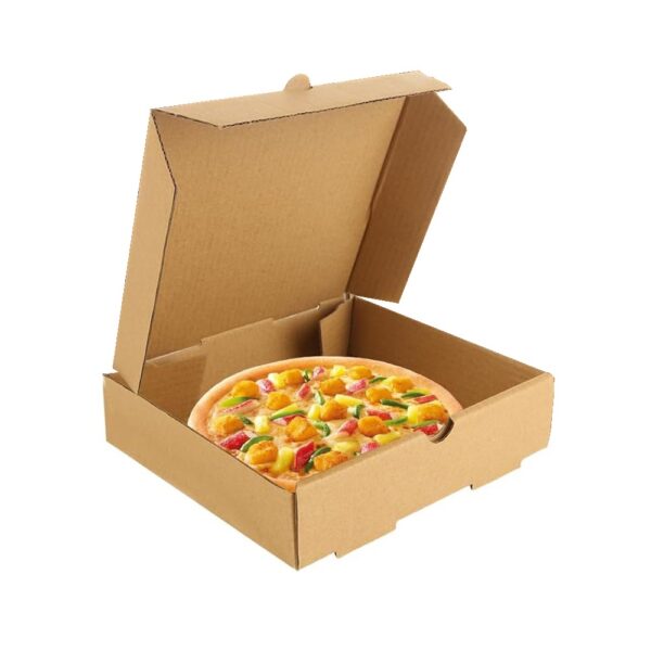 Corrugated Cardboard Plain Pizza Boxes