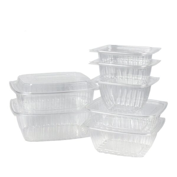 Plastic Clear PET Take Out Containers with Lid - Image 2