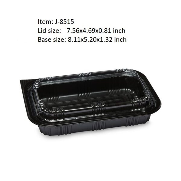 Rectangular Plastic Food Containers With Clear Lid - Image 5