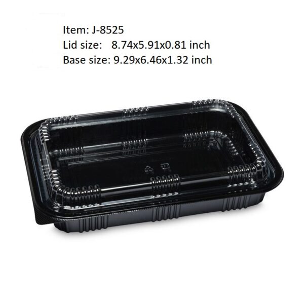 Rectangular Plastic Food Containers With Clear Lid - Image 7