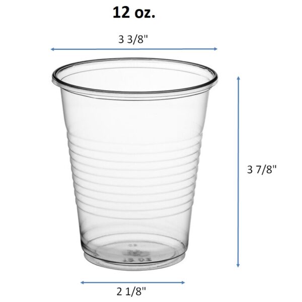 3.5oz. 5oz. 7oz. 9oz. 10oz. 12oz. 14oz. 16oz. Translucent Plastic Thin Wall Cold Drink Cups - Image 7