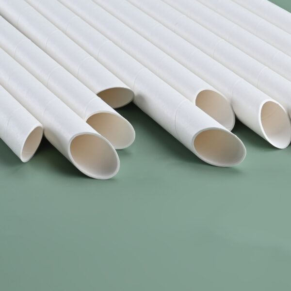 9" Individually Wrapped Giant Paper Straw - 5000/Case - Image 2