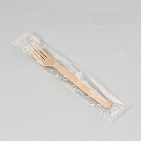 Individually Wrapped Wheat Straw Knife Fork Spoon Sporks - 2000/Case - Image 3