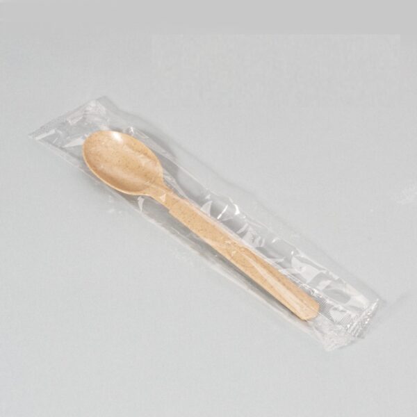 Individually Wrapped Wheat Straw Knife Fork Spoon Sporks - 2000/Case - Image 4