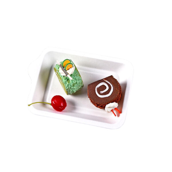 White Paper Serving Trays Cake Dishes - 3600/Case - Image 3