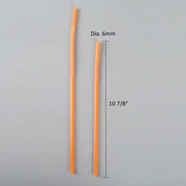 10 7/8" Flexible Plastic Art Straws Multi Colors - 10,000/Case - Image 3