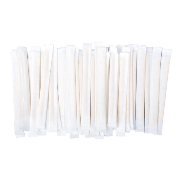 Individually Wrapped Bamboo Coffee / Drink Stirrers - 10,000/Case - Image 2