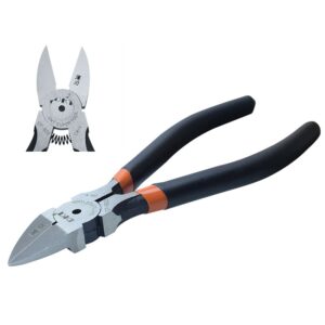 Diagonal Cutting Pliers, CR-V Chromium Vanadium Steel, Thin-Edge Blade, Anti-Slip PVC Handle - 3/Pack