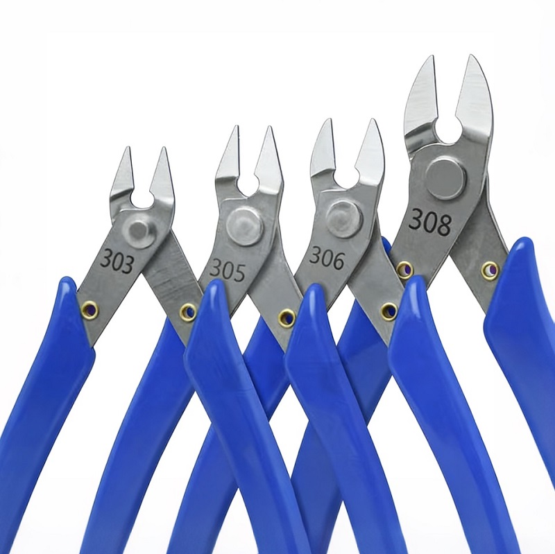 Mutilfunctional Diagonal Cutter Pliers for Electronics, Plastic Models, Wire Cutting - 3/Pack